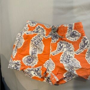 Vilebrequin Coral Seahorse Swim Shorts-kids